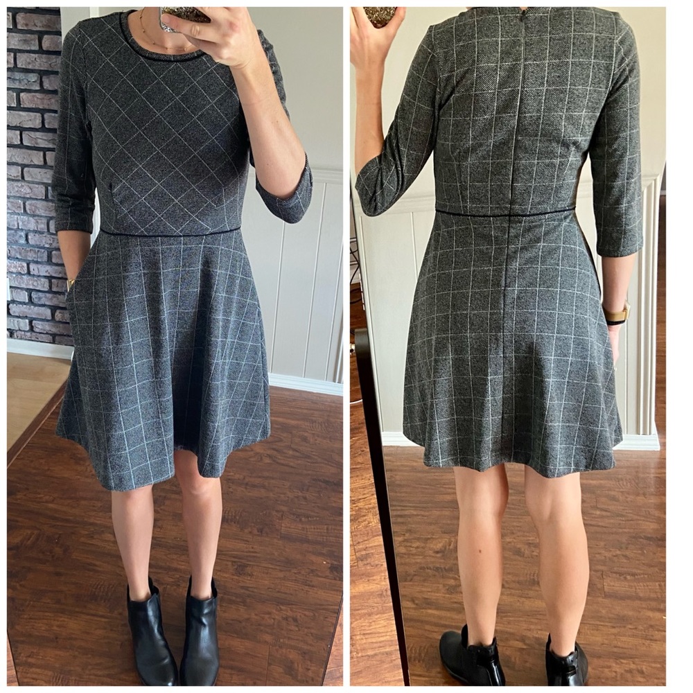 BR Factory Plaid Dress